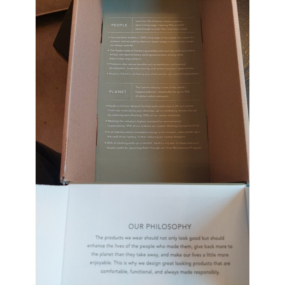 Nisolo Wmns Desert Rose Leather Huarache Strappy Flat Sandal Size 7.5M NEW! $138 - Picture 12 of 12